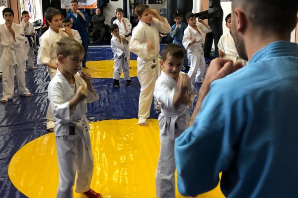 Аттестация на младшие пояса в клубе кудо "TIGERS"